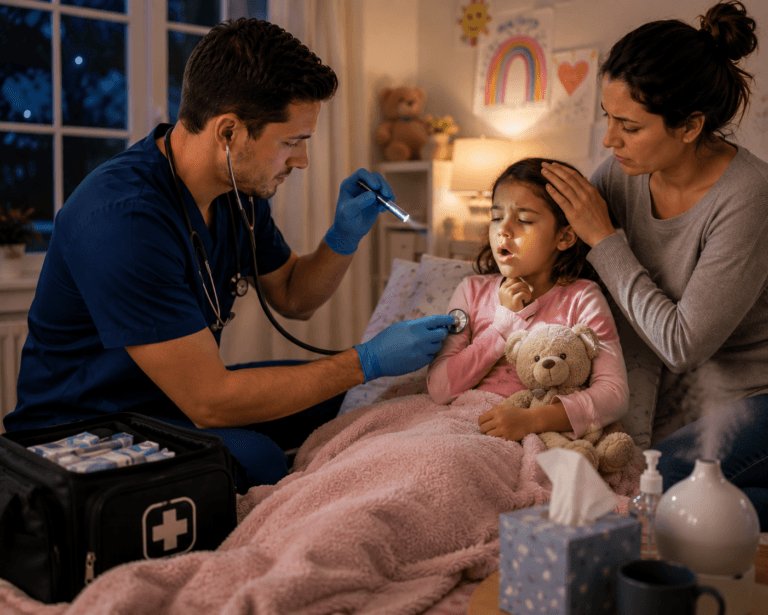 mobile urgent care providing treatment for croup at home in phoenix