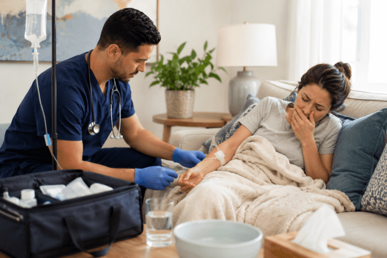 can mobile urgent care treat food poisoning at home
