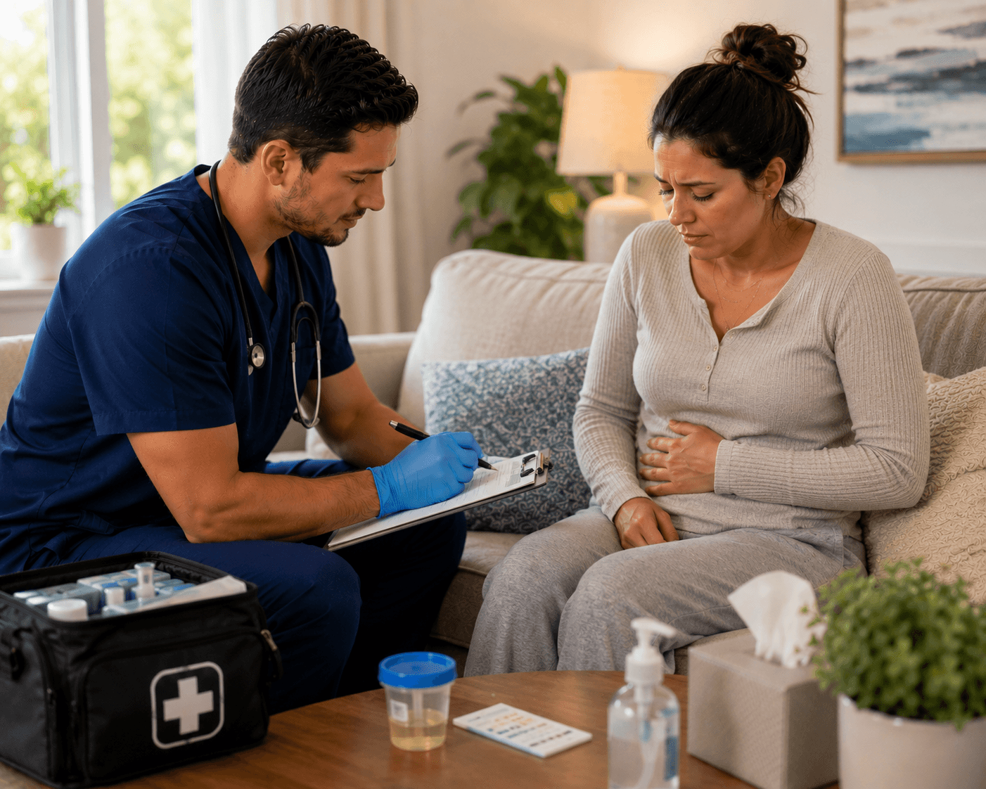 mobile urgent care treating UTI in phoenix at home