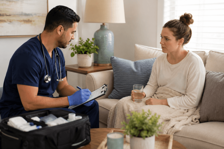 what happens during mobile urgent care visit in phoenix